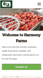 Mobile Screenshot of harmonyfarmsca.com